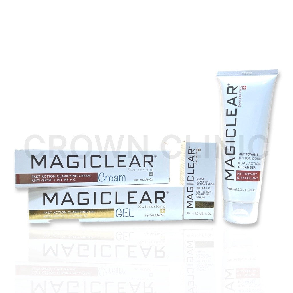 Magiclear Set of 4' (Cleanser + Gel Tube + Cream Tube + Serum)