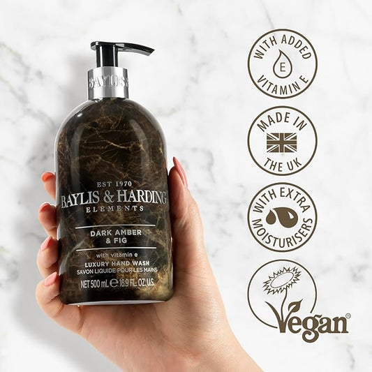 Baylis & Harding Elements Dark Amber & FIG Luxury Hand Wash 500ML