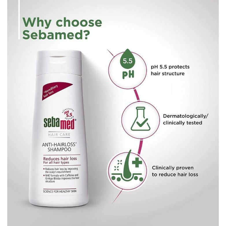 <Expire Jan 2027>Sebamed Anti-Hair loss Shampoo 200ML <Expire Jan 2027> clearance