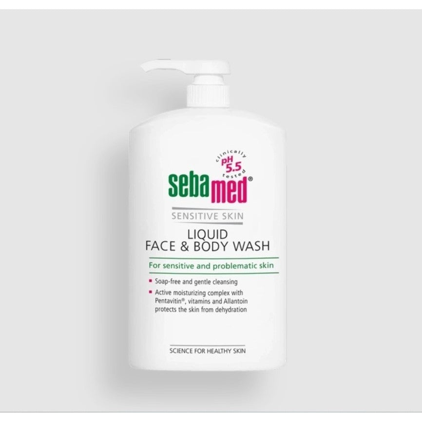 Sebamed Sensitive Skin Liquid Face & Body Wash 200ML