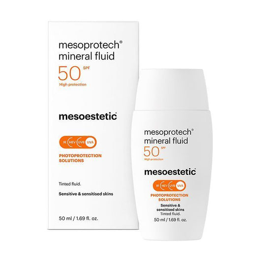 Mesoestetic Mesoprotech Mineral Fluid SPF50+ 50ML <Sensitive & Sensitized Skins>