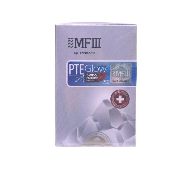MFIII PTE Glow Swiss Proprietary Formula 3x 20 CAPSULES