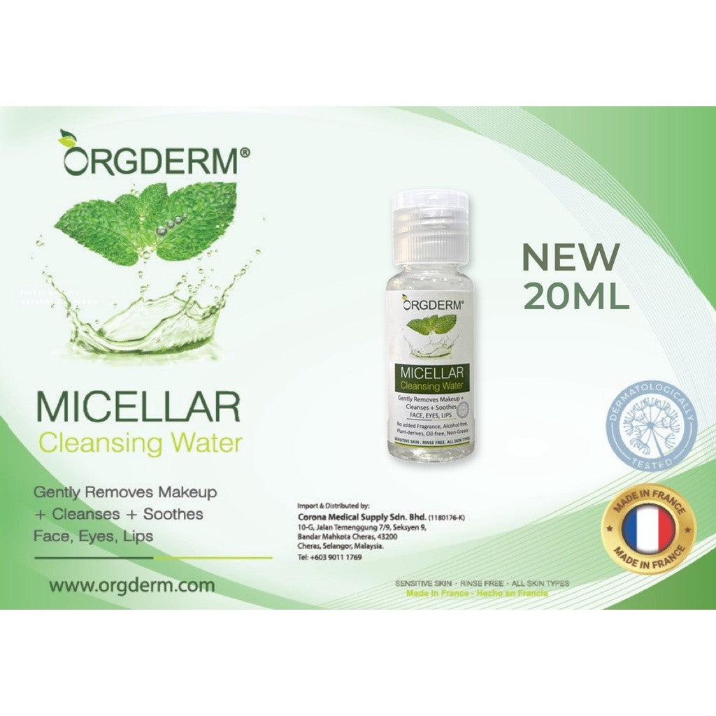 Orgderm® Micellar Cleansing Water 20ML <Trial>