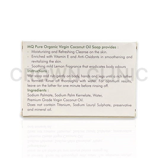 MQ Pure Organic Virgin Coconut Oil Soap 100G