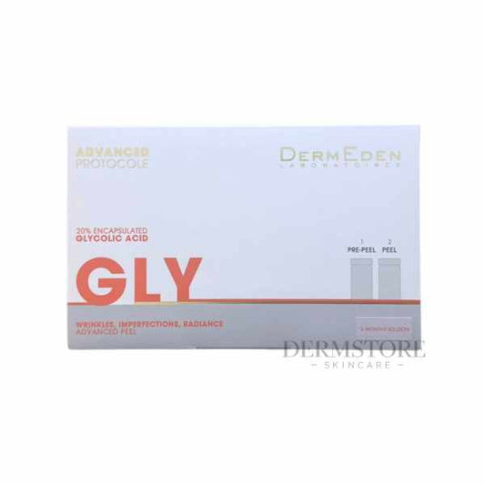 Dermeden GLY Glycolic Acid Advanced Protocole 2STEPS new packaging < Old packaging Dermeden Advanced Peel 2 Steps>
