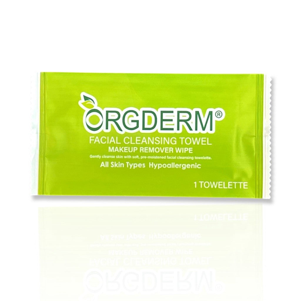 Orgderm® Facial Cleansing Towel - Make Up Remover Wipe 1(1 Towelette)