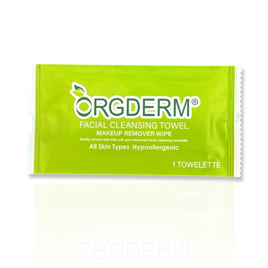Orgderm® Facial Cleansing Towel - Make Up Remover Wipe 1(1 Towelette)