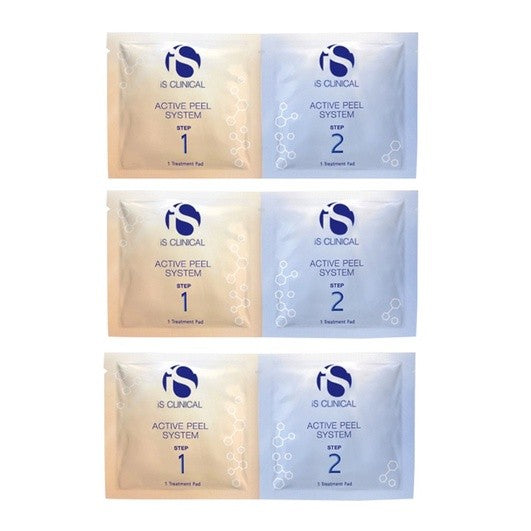 Is Clinical Active Peel System (Step 1& 2 Treatment Pads) 15 Treatment Sets 2.9ML each pad