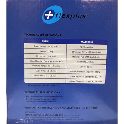 Flexplus Ripple Mattress (Pump & Bubble Pad)