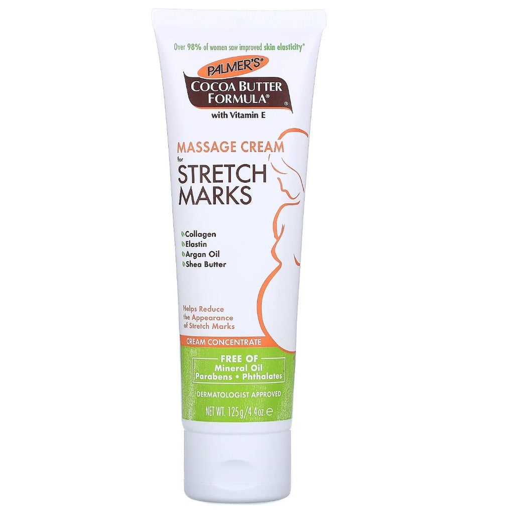 <Expire Sept 2026> Palmer's Cocoa Butter Massage Cream for Stretch Marks 125G + Gift 11G Travel