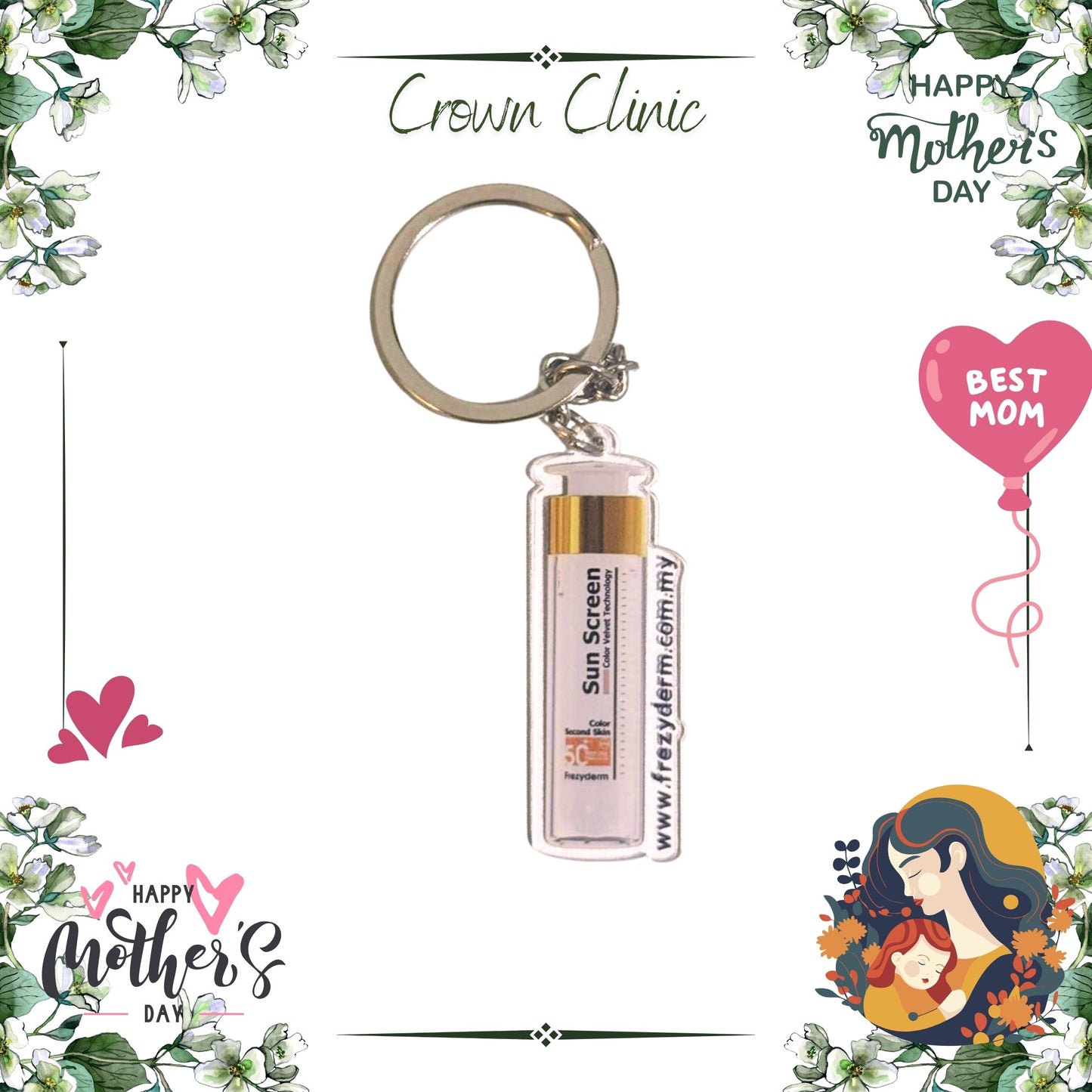 Frezyderm Keychain Souvenier x 1EA