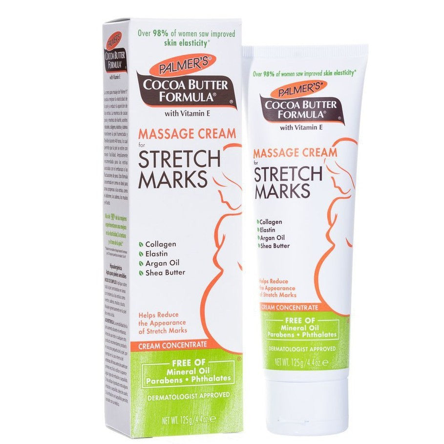 <Expire Sept 2026> Palmer's Cocoa Butter Massage Cream for Stretch Marks 125G + Gift 11G Travel