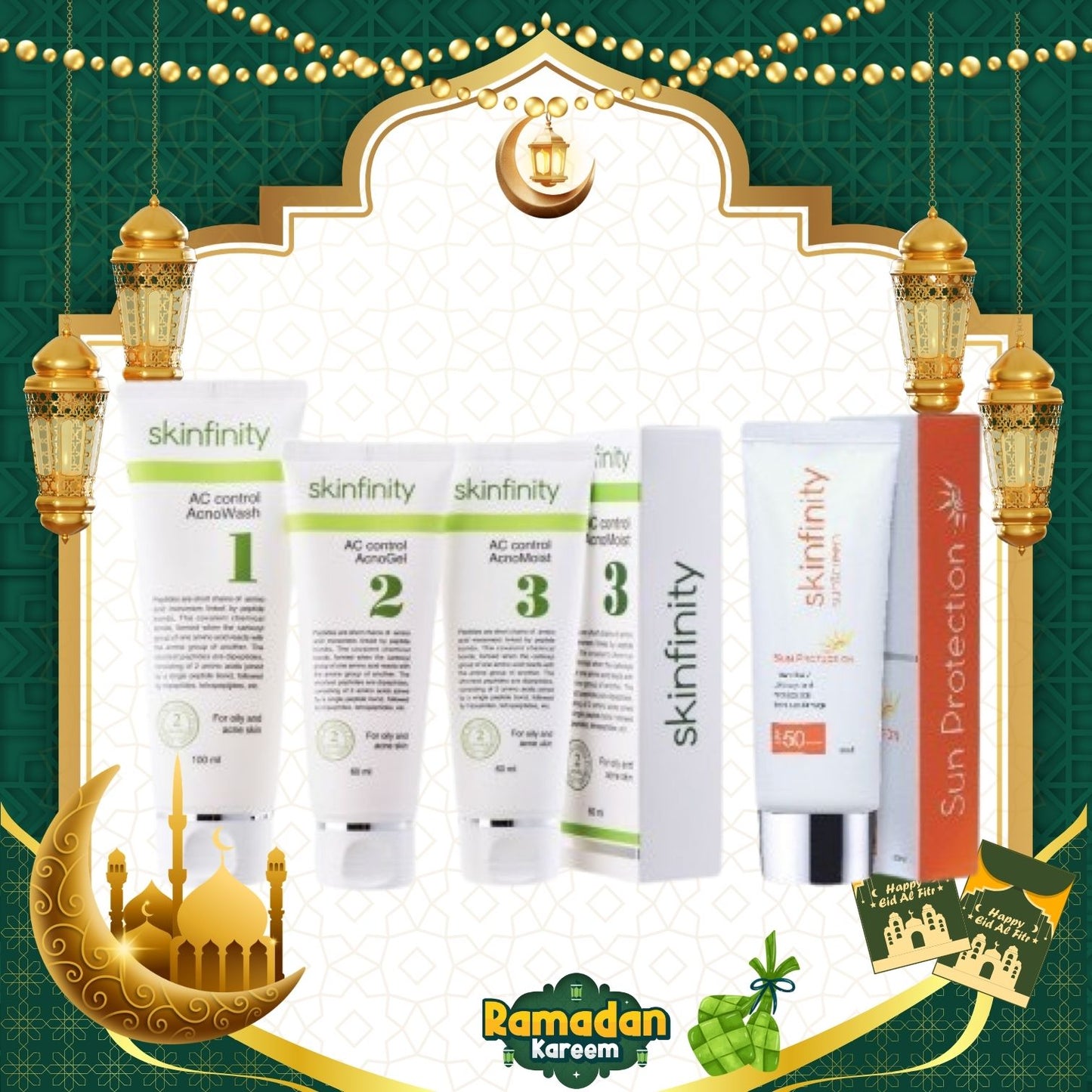 Skinfinity Ac Control Set + Sunblock ( 4 STEPS)