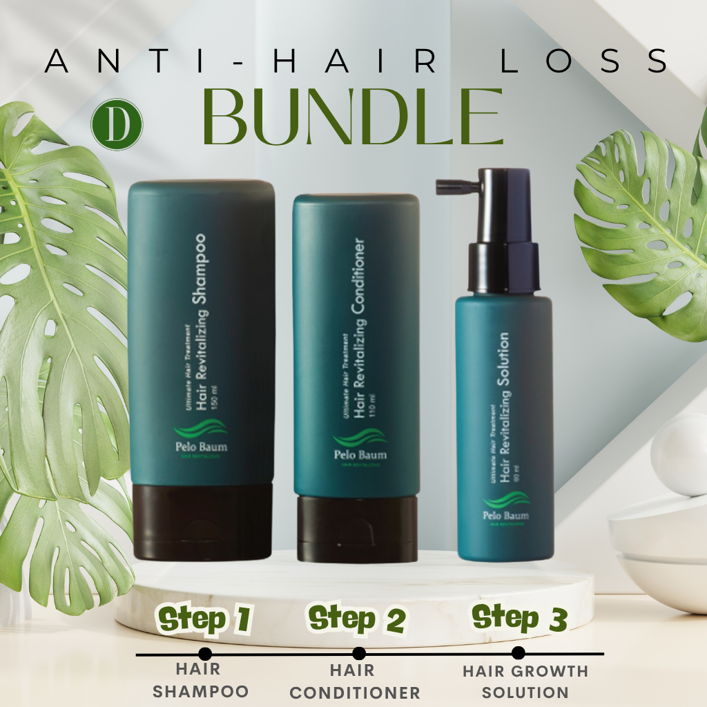 Pelo Baum Hair Care Set( Hair Shampoo 150ML Conditioner 110ML Pelo Baum Hair Solution 60ML)