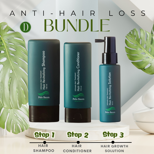 Pelo Baum Hair Care Set( Hair Shampoo 150ML Conditioner 110ML Pelo Baum Hair Solution 60ML)