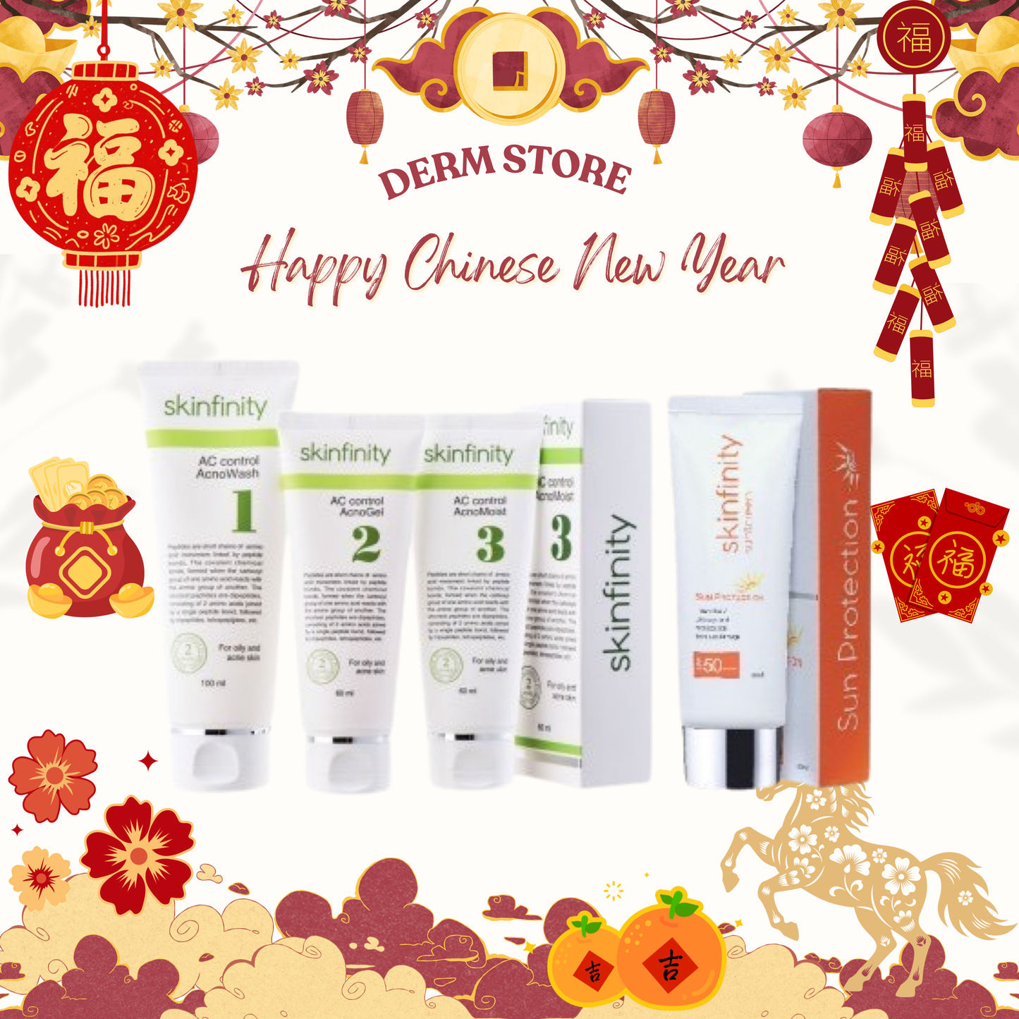 Skinfinity Ac Control Set + Sunblock ( 4 STEPS)
