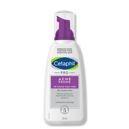 Cetaphil Pro Acne Prone Oil Control Foam Wash 236ML