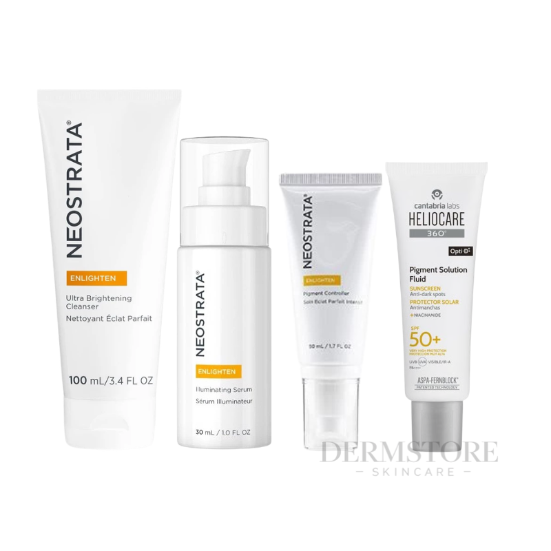 Neostrata Enlighten Trio Set + Heliocare 360 Pigment Solution Fluid SPF 50 ( 50ML) Combo Set