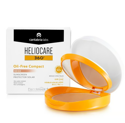 Heliocare 360° Oil-Free Compact Beige SPF 50+ 10ML (Beige)