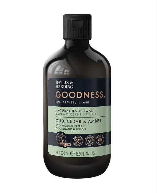 Baylis & Harding Goodness Oud, Cedar & Amber Body Wash 500ML (Copy)