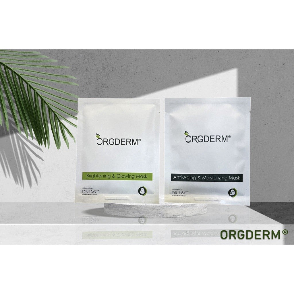 Orgderm® Brightening & Glowing Mask 1' Sheet ( Brightening & Glowing Mask 1 PC)