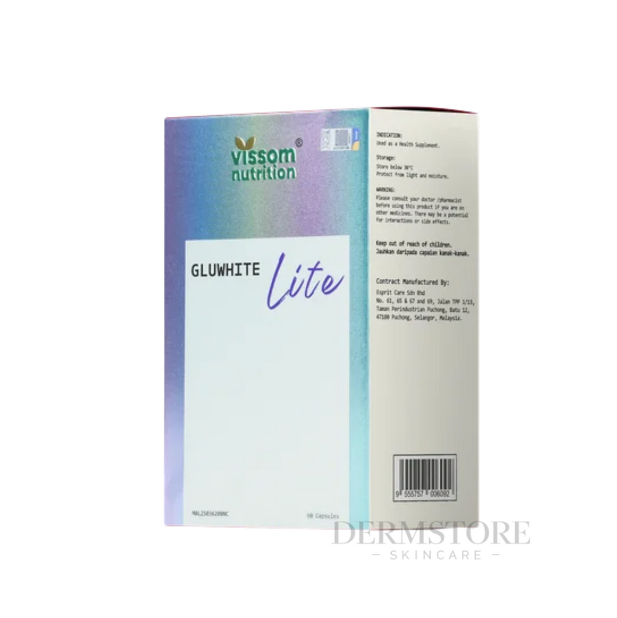 Vissom Nutrition Gluwhite Lite 60 Capsules