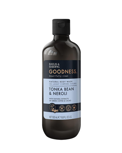 Baylis & Harding Goodness Tonka Bean & Neroli Natural Body Wash 500ML