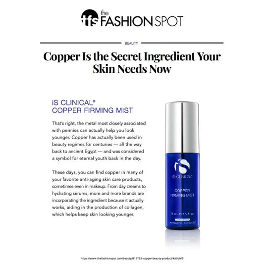Is Clinical Copper Firming Mist 75ML