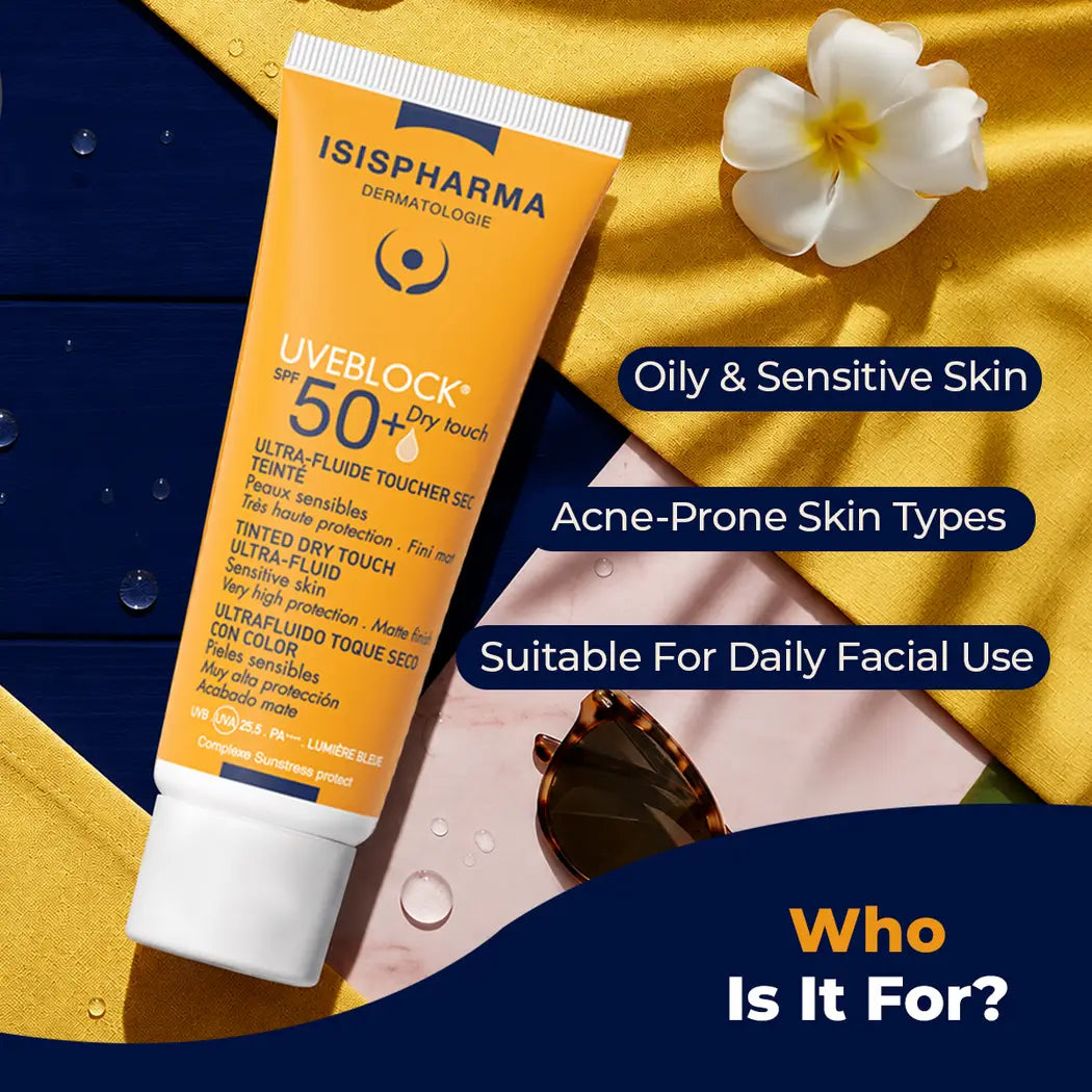 Isispharma UVE Block SPF50+ Dry Touch Light Tint 40ML