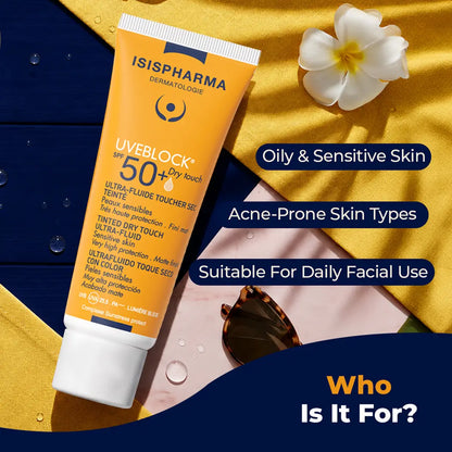 Isispharma UVE Block SPF50+ Dry Touch Light Tint 40ML