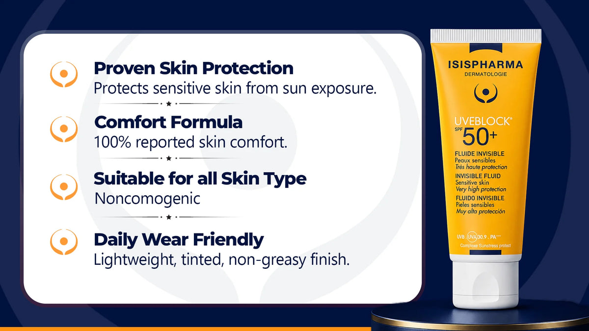 Isispharma Invisible Fluid Sensitive Skin SPF50+ 40ML