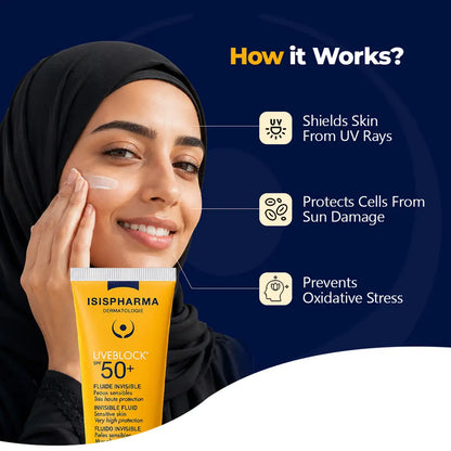 Isispharma Invisible Fluid Sensitive Skin SPF50+ 40ML
