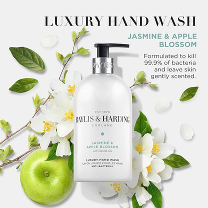 Baylis & Harding Signature Jasmine & Apple Blossom Anti Bacterial Luxury Hand Wash 500ML