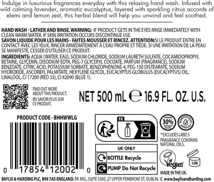 Baylis & Harding Signature Wild Lavender & Geranium Luxury Hand Wash 500ML