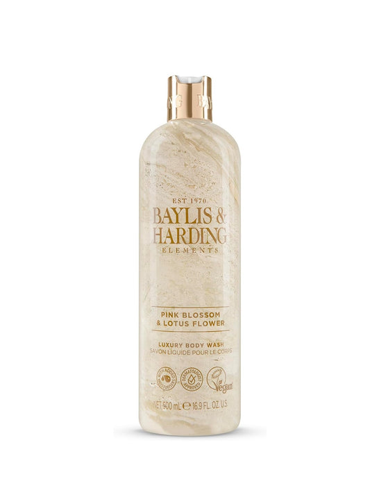 Baylis & Harding Elements Pink Blossom & Lotus Flower Luxury Body Wash 500ML