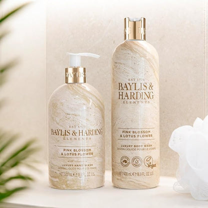 Baylis & Harding Elements Pink Blossom & Lotus Flower Luxury Body Wash 500ML