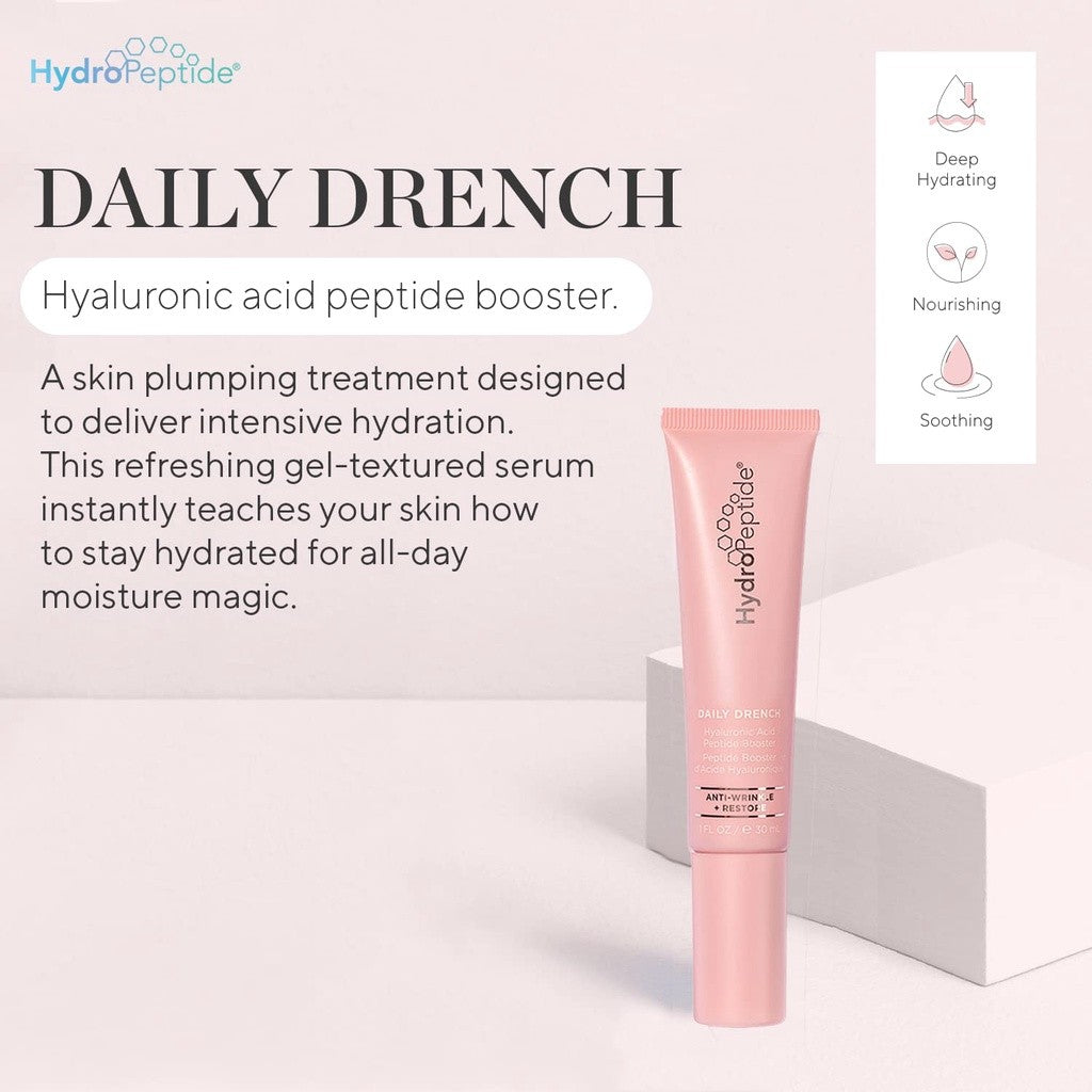 HydroPeptide Daily Drench Hyaluronic Acid Peptide Booster Serum 30ML <New Packaging>