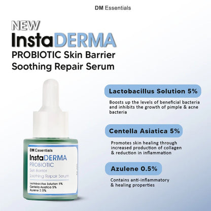 DM Essentials InstaDerma Probiotic Skin Barrier Soothing Repair Serum 20ML