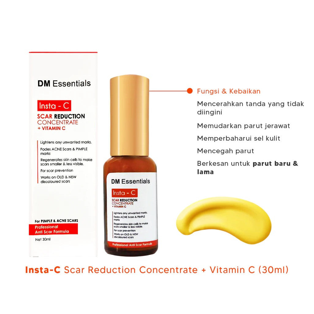 DM Essentials Scar Reduction Concentrate + Vitamin C 30ML