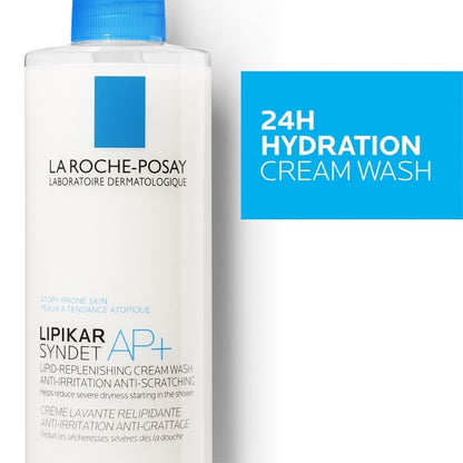 La Roche Posay Lipikar Syndet AP+ Lipid Replenishing Cream Wash 400ML