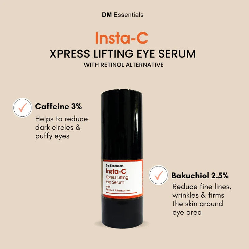 DM Essentials Insta-C Xpress Lifting Eye Serum with Retinol Alternative 15ML