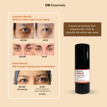 DM Essentials Insta-C Xpress Lifting Eye Serum with Retinol Alternative 15ML