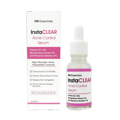 <Expire June 2026> DM Essentials InstaCLEAR Acne Control Serum 20ML <Expire June 2026> Clearance