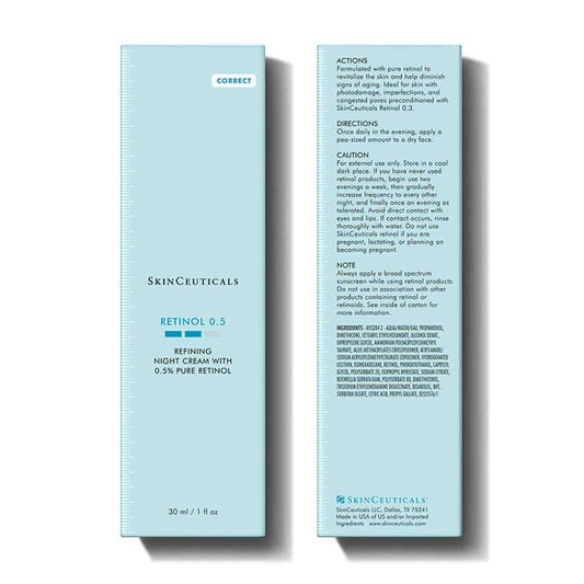 Skinceuticals Retinol 0.5 Refining Night Cream with 0.5% Pure Retinol 30ML
