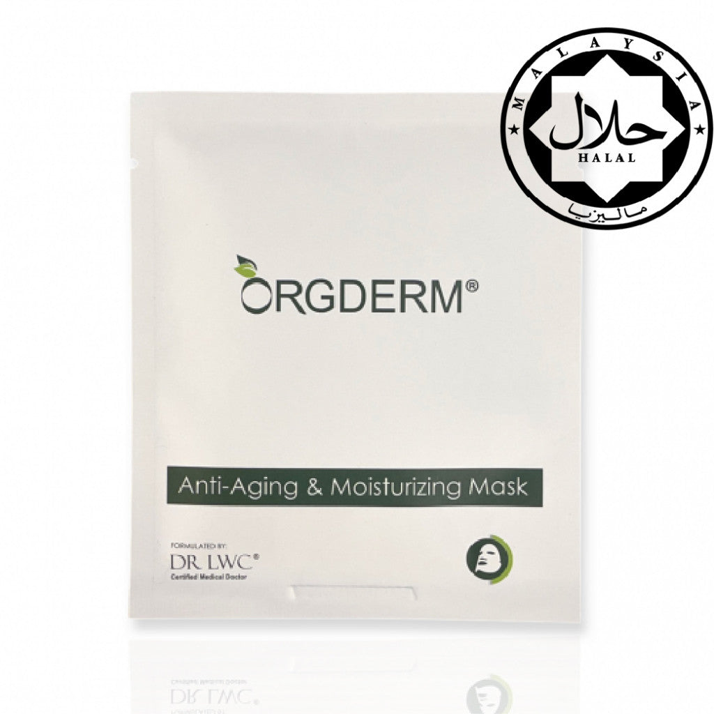 Orgderm® Anti-Aging & Moisturizing Mask 1' Sheet