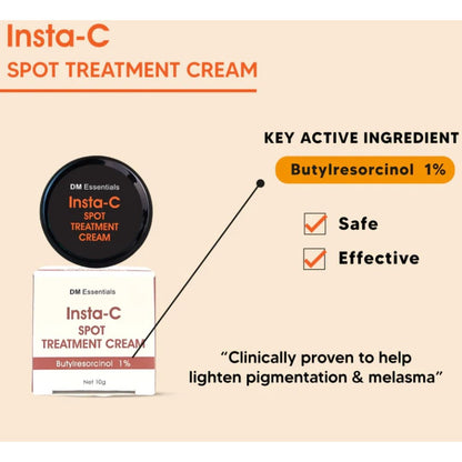 DM Essentials Insta-C Spot Treatment Cream 10G (Old name Insta-C Vitamin C  Night Cream 10G)