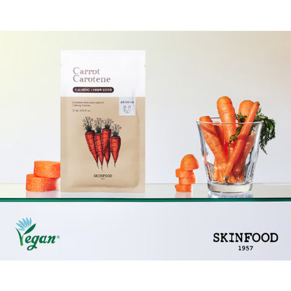 <Expire Nov 2026> Skinfood Carrot Carotene Calming Mask 27ML x 10EA