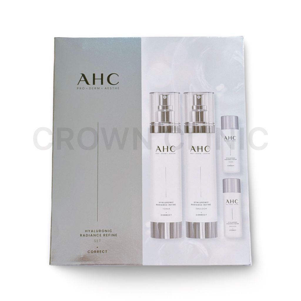AHC Hyaluronic Radiance Refine Set (Toner + Emulsion)