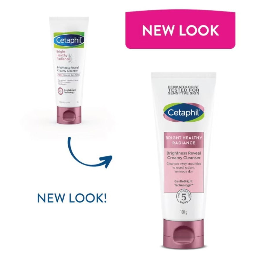 Cetaphil Bright Healthy Radiance Brightness Reveal Creamy Cleanser 100G