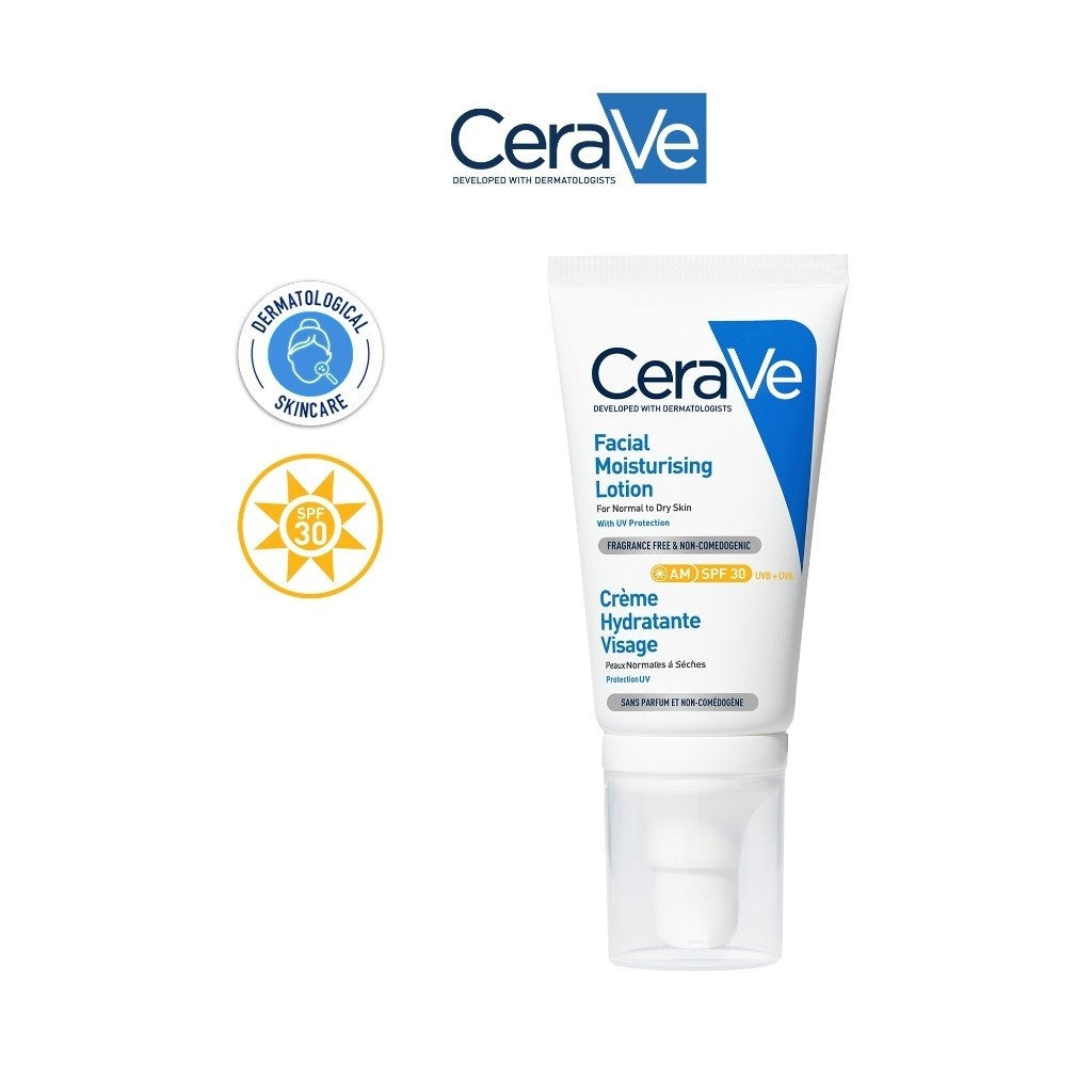 <Clearance Exp Sept 2026> CeraVe Facial Moisturising Lotion AM (Normal to Dry Skin) 52ML <Expire Sept 2026> Clearance